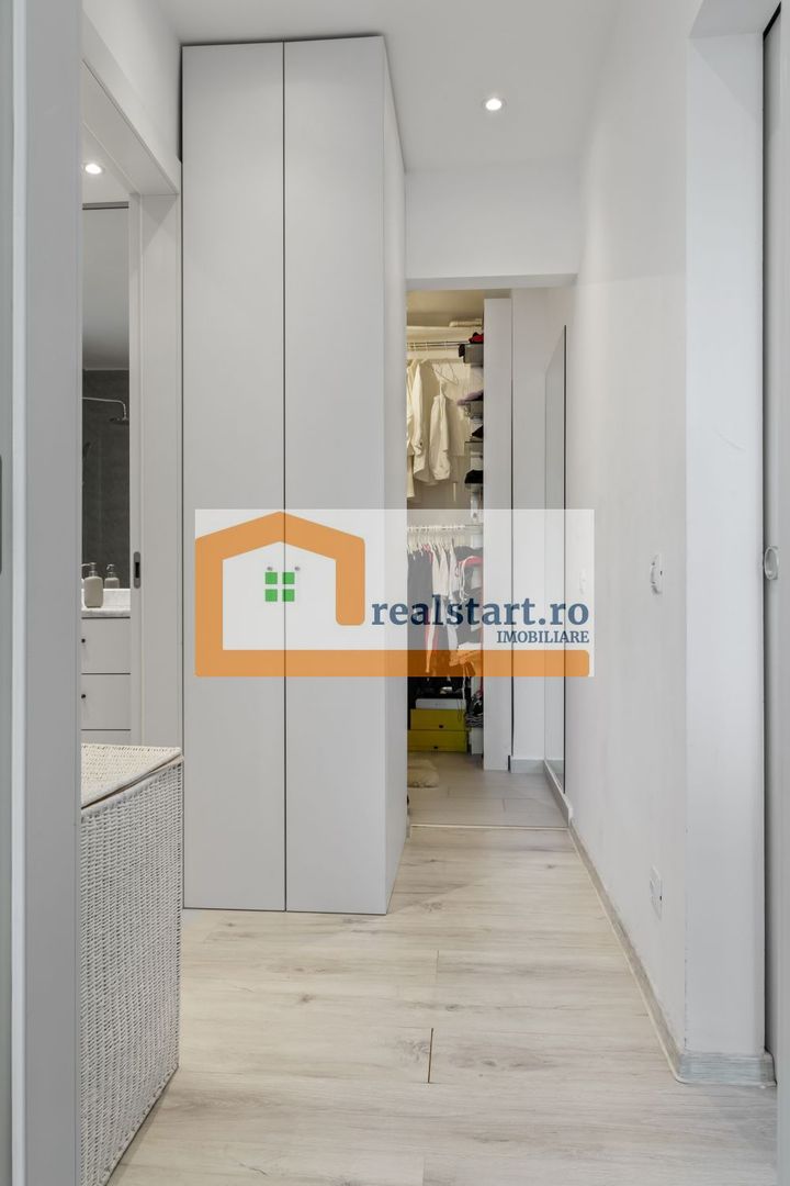 Parter Inalt, Terasa 38 mp vedere parc, mobilat si utilat premium - Poză 10