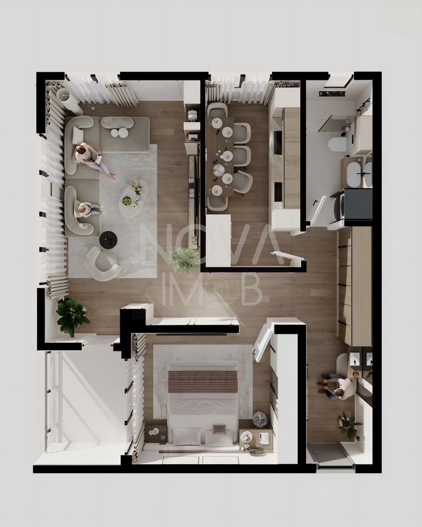 Apartament 2 camere  - Calea Surii Mici, Sibiu - Poză 14