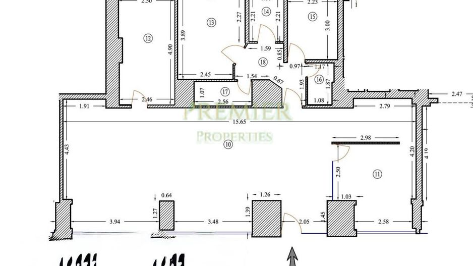 SPATIU COMERCIAL | 140 MP | 12 ML VITRINA | ZONA STEFAN CEL MARE | DISPONIBIL | - Poză 3