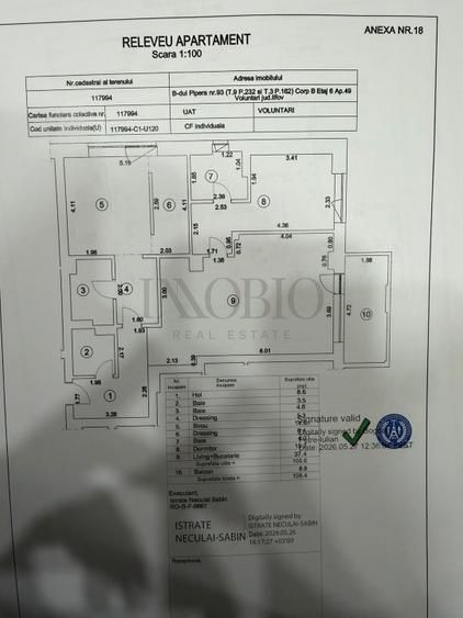 Apartament premium 3 camere | 110 mp | Residence 5 Forest 2 - Schiță 10