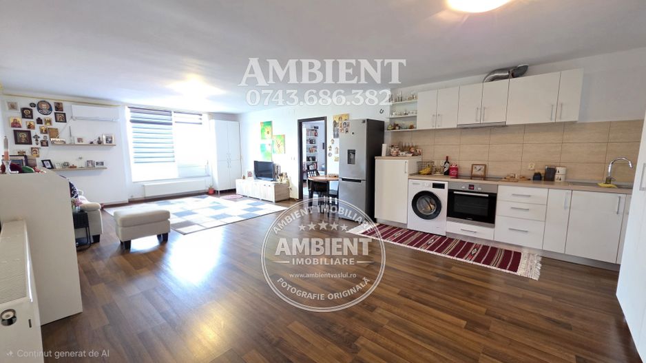 Apartament cu 2 camere tip ”open-space”, mobilat și utilat, zona CRUCEA GĂRII; - Poză 3
