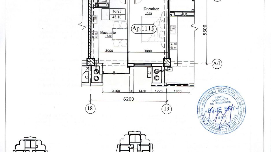Newton House Grădina Botanică | 48,10 m² | Garderobă | Etaj 11 - Poză 2