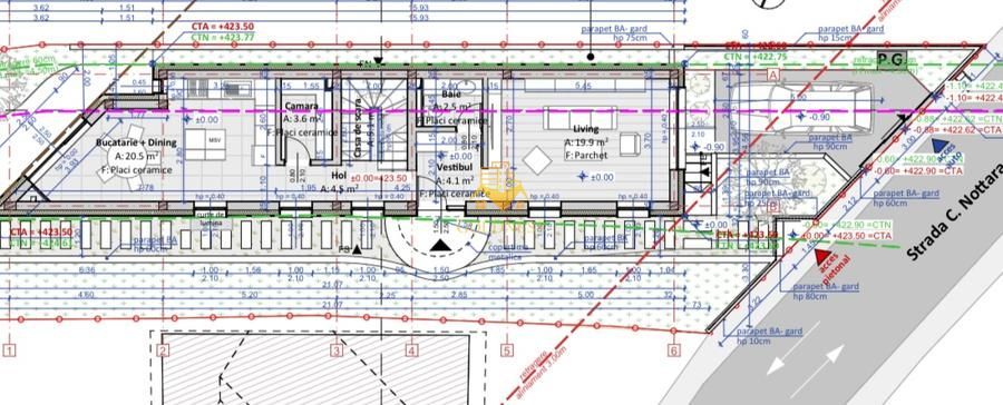 Teren cu Autorizatie - Andrei Muresanu- casa 150mp - Poză 2