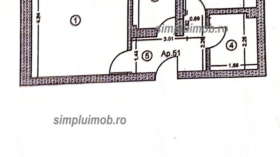 Apartament Modern Decomandat Cu Loc De Parcare - Schiță 9