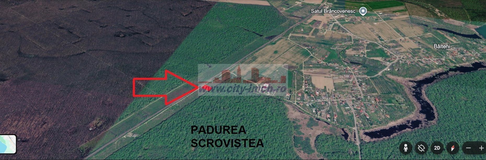 VANZARE TEREN, Sat.Balteni, com. Peris, Padurea Scrovistea, jud IIlfov - Poză 10