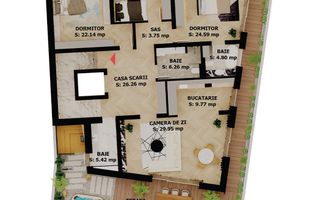 Apartament nou, 4 camere, 590 000 Euro. Comision 0. - Poză 1