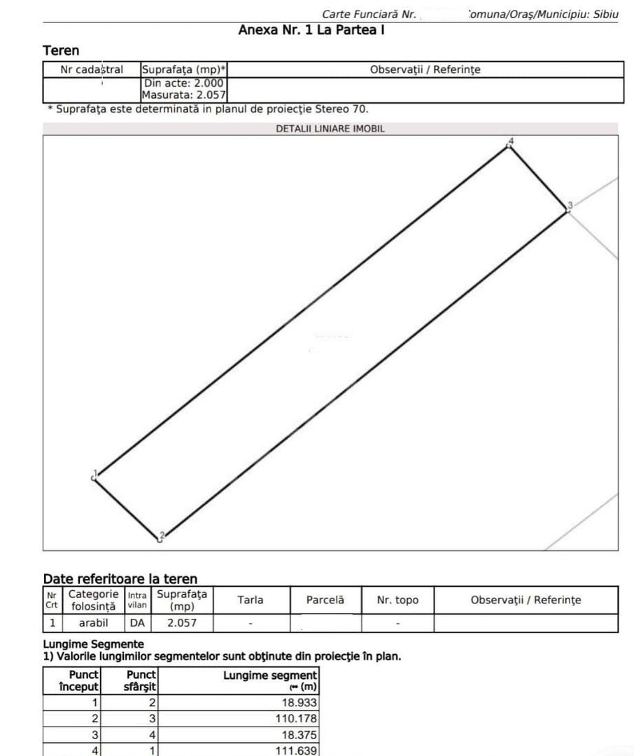 Teren intravilan de vânzare | Zona Ștrand-Sibiu (Câmpșor) - Poză 5