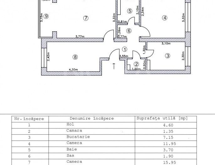 Apartament modern, 3 camere, Calea Dumbravii, Dioda - Poză 13