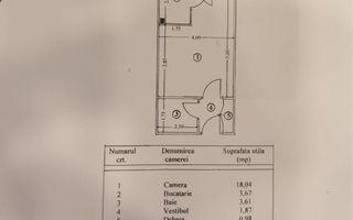 Garsonieră 31 mp | 5-6 min Metrou Costin Georgian - Schiță 9