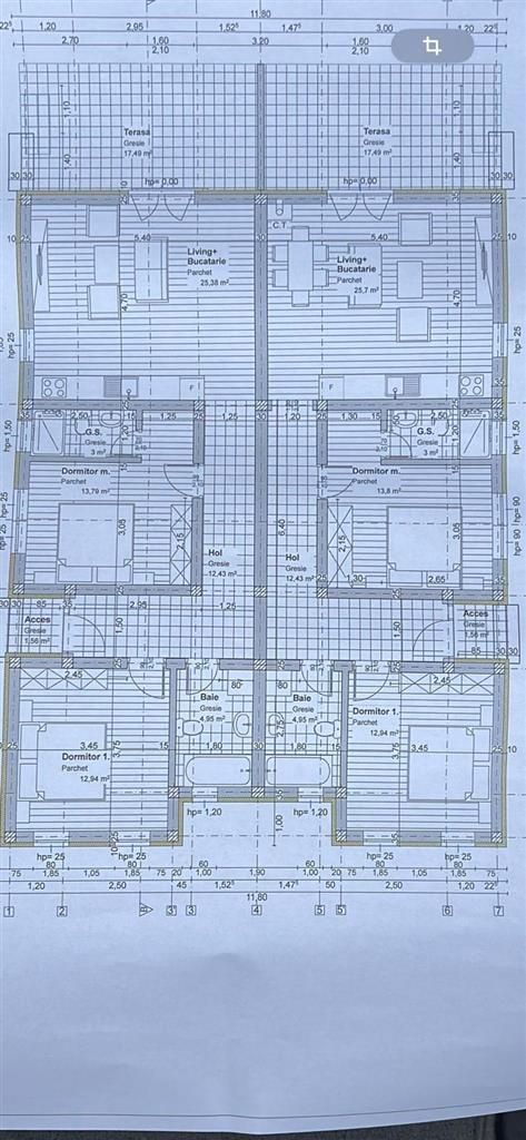 Ghiroda-Campus Medicina duplex 3 camere mobilatutilat - Poză 20