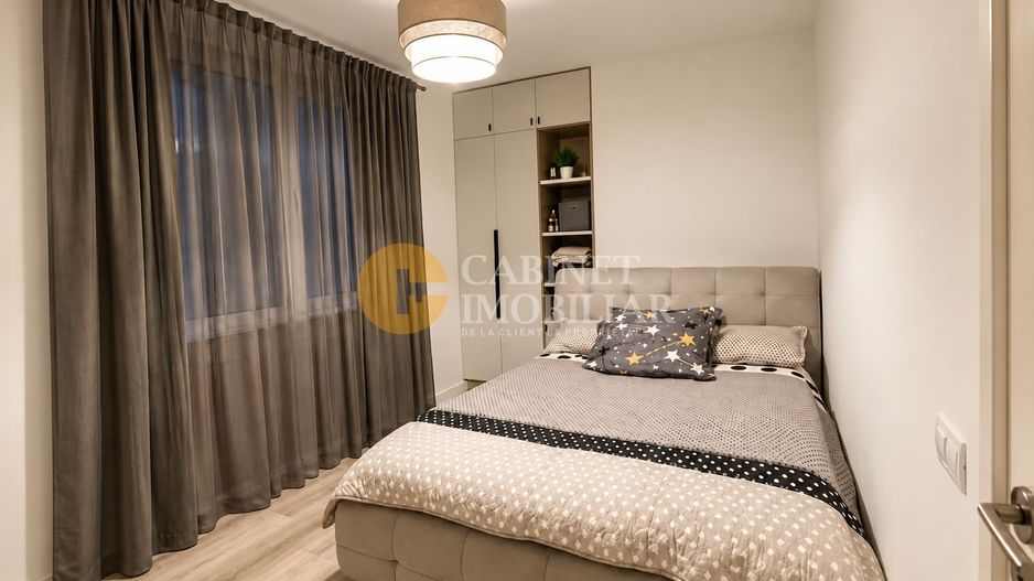 2 camere decomandat - 61mp - mobilat&utilat - ETAJ intermediar - zona Visoianu - Poză 5