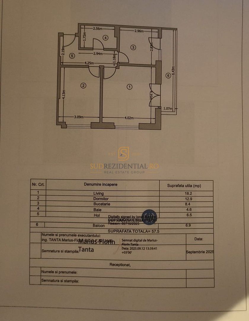 Apartament 2 camere, prima inchiriere, Drm. Binelui, Metrou Aparatori - Schiță 8