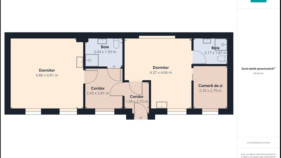 Apartament situat la km 0 in Arad - Poză 13