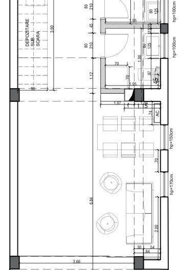 Duplex 3 camere amenajat birou/showroom, cu parcare inclusa - Poză 14