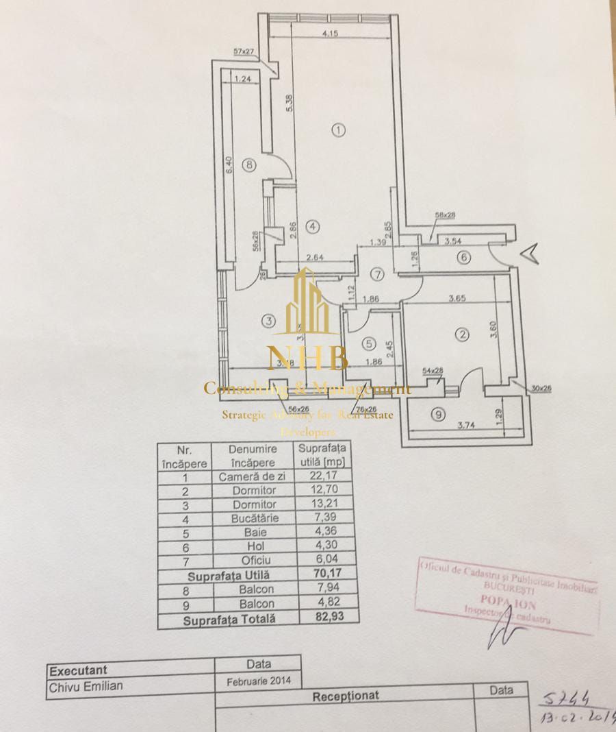 Apartament 3 camere, 2 locuri parcare, mobilat, Andronache, sector 2 - Poză 9