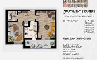 COMISION 0 | 2 camere decomandat | Metrou Berceni | Direct Dezvoltator - Poză 6