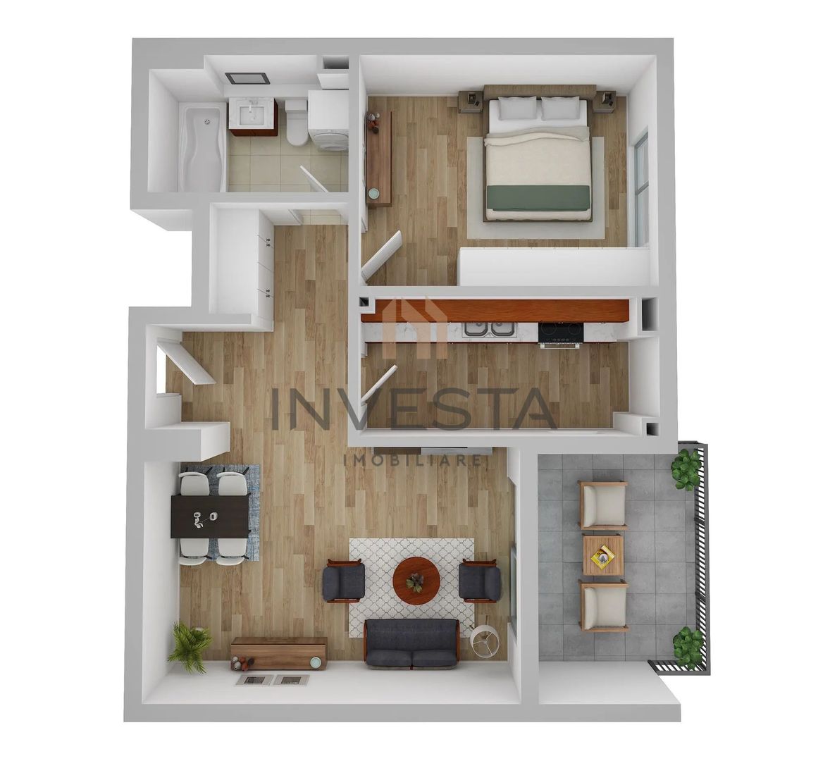 Apartament 2 camere decomandat, Constructie Premium, Andrei Muresanu! - Schiță 7