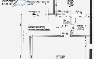 SAD 80mp | Pretabil Birouri, Farmacie, | Blascovici - Schiță 6