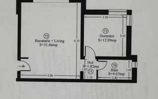 Apartament 2 camere Giroc,Calea Timisorii. - Poză 4