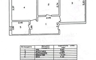 Apartament cu 2 camere, etaj 3, mobilat și utilat, zona TRAIAN - Crucea Gării; - Poză 9