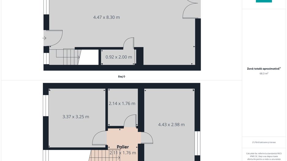 Casă nouă P+1 – curte, 3 camere, 2 locuri de parcare, Otopeni - Poză 10
