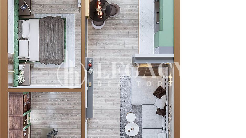 Apartament 2 camere, tip 1A, 1B, 8A, 8B - Copou Garden Residence - Poză 1