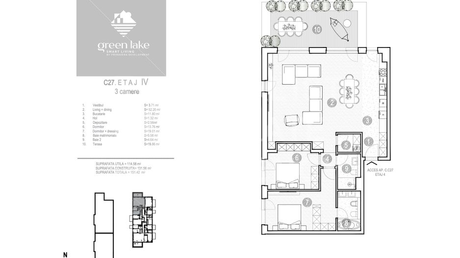 Vânzare, apartament spațios cu 3 camere - București - Poză 7