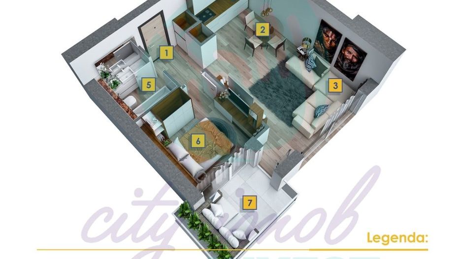 STUDIO Floreasca Residence - IDEAL INVESTITIE - Poză 9