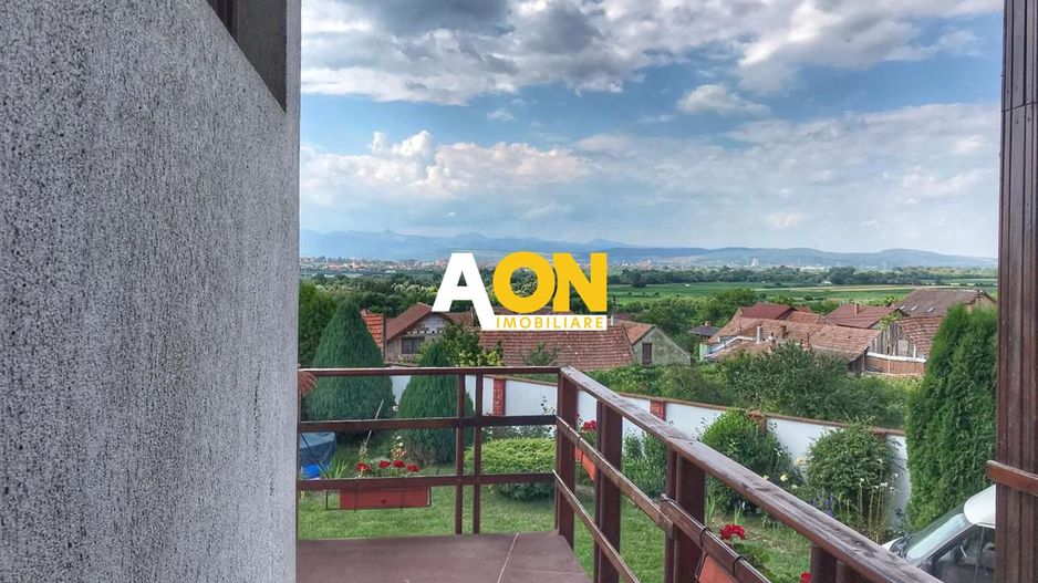 Vila cu 5 camere 922 mp teren  panorama superba comuna Ciugud - Poză 2