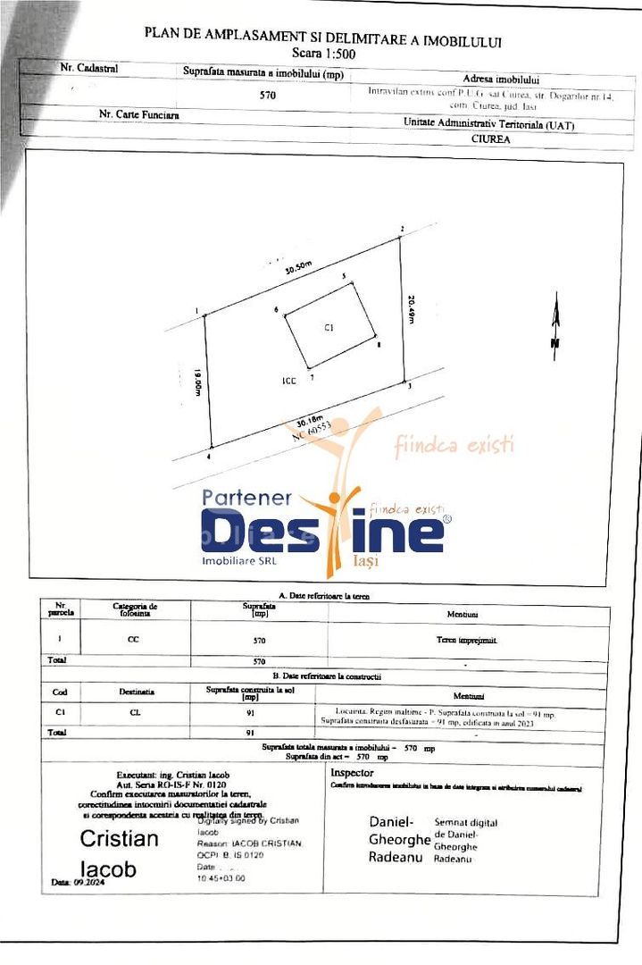 Casă individuală 3 camere 75 mp P+POD 570 mp teren - Schiță 11