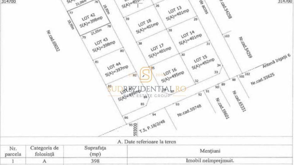 Teren intravilan 398 mp, aproape de metrou Tudor Arghezi-Com. Berceni - Poză 4
