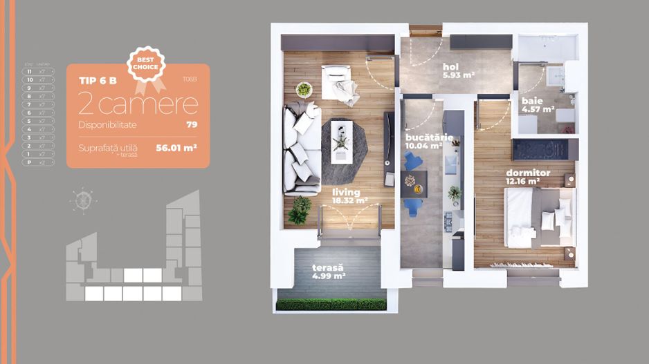 Apartament 2 camere I Titan I Dezvoltator I Metrou Titan - Poză 4