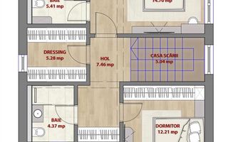 CASE INDIVIDUALE CLINCENI, RATE DEZVOLATOR,FINALIZARE AUGUST, COMIS 0% - Schiță 15