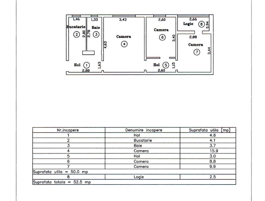 Iosefin | 3 camere | Etaj Intermediar | Centrala Proprie. - Poză 8