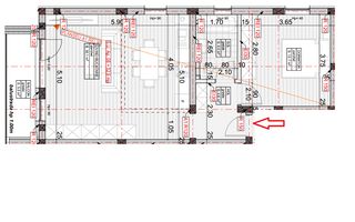 Apartament nou etaj 1 zona Eso. Lift. Finisaje premium. Loc de parcare. - Schiță 5