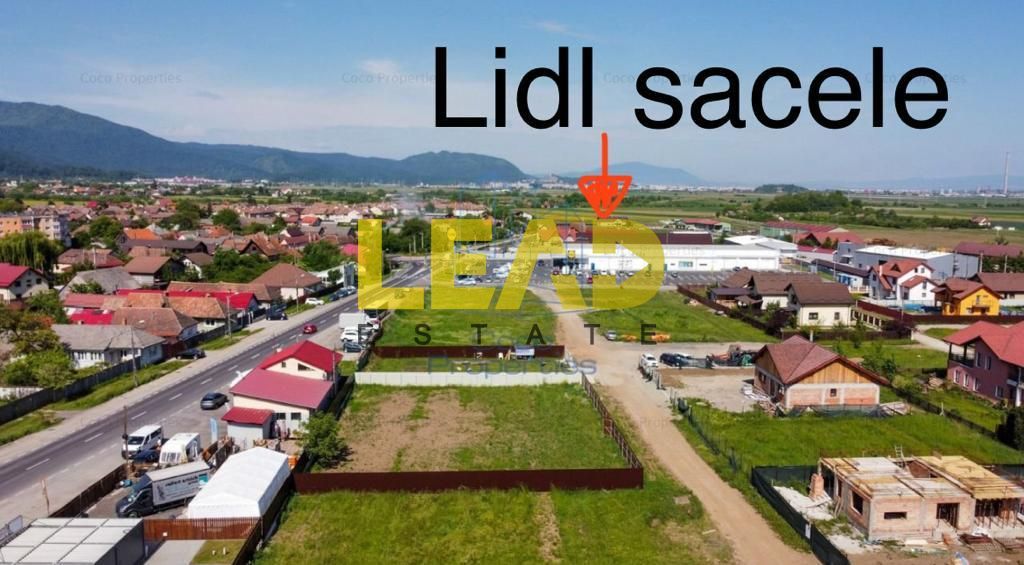 Teren intravilan 1108 mp Sacele, jud. Brasov - Poză 1