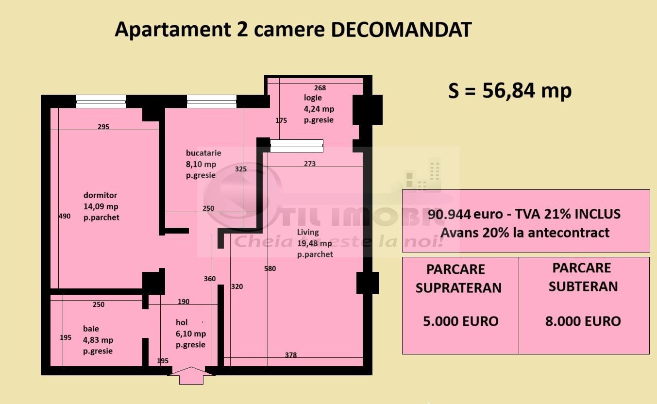 Apartament decomandat Cug Valea Adanca, bloc nou, cartier rezidential - Poză 2