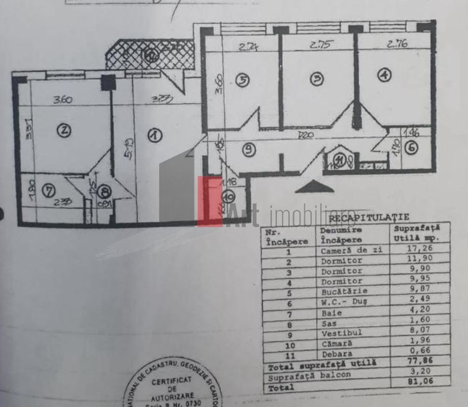 APARTAMENT 4 CAMERE STEFAN CEL MARE - Poză 1