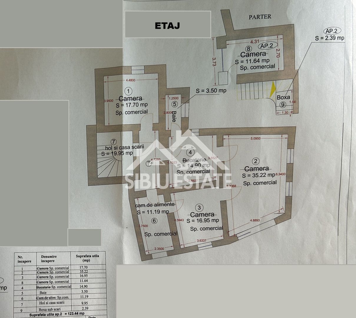 Oportunitate: Cladire de 287 mp în Centrul Istoric al Sibiului - Schiță 11