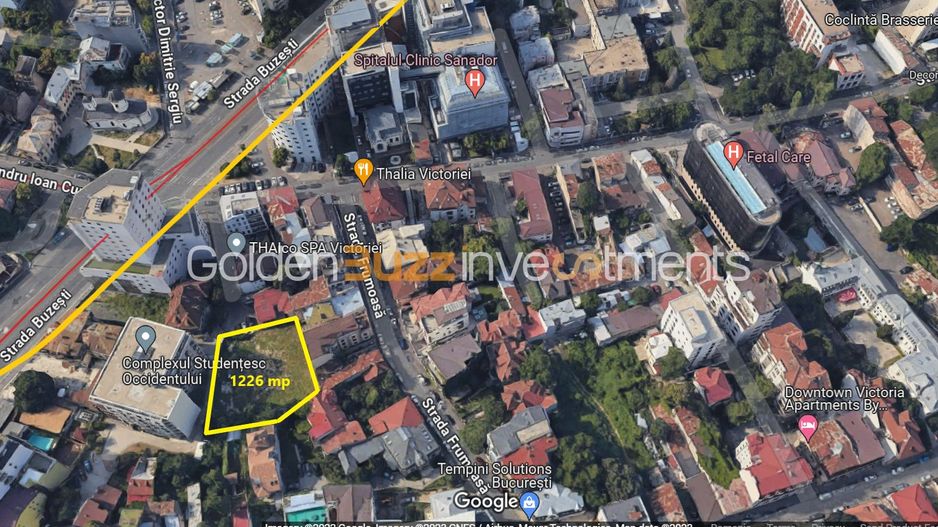 Super Pozitie | Teren Piata Victoriei | 1226 mp | CUT: 2 | POT: 50 % | - Poză 3