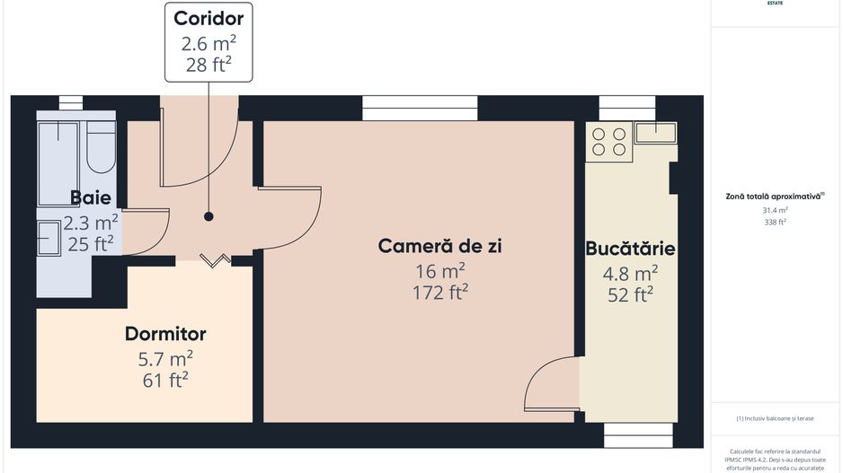 Apartament la casă – 2 camere – Cartier Studențesc - Timișoara - Poză 19