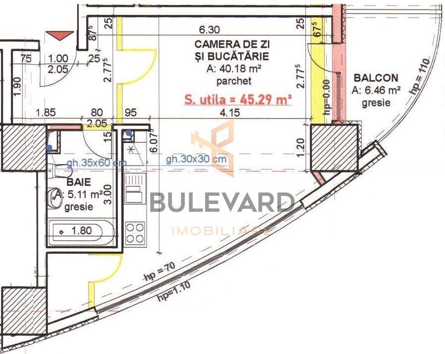 Apartament tip studio de inchiriere in bloc nou! - Poză 12