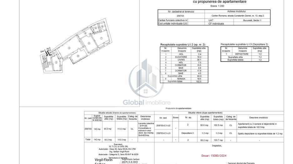 Apartament 3 camere de închiriat | Piața Romană | Apartament în vilă - Poză 12