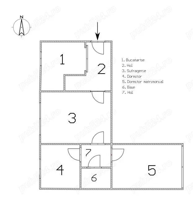 Vanzare 3 camere Titan-Aleea Giurgeni - Poză 10
