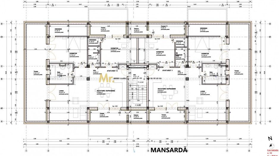 Zorilor Residence, Apartamente Noi 2-3-4 camere - Str. Zorilor - Carei - Poză 20