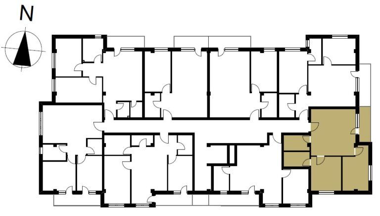 Ap 10 C5 3 camere Tautului Residence Park Parcul Poligon Sub Cetate - Schiță 13
