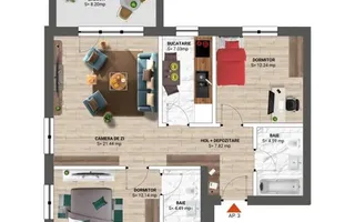 Apartament de inchiriere |3 camere de Lux,|Greenfield, 88 mp - Poză 15