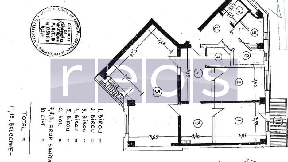 1100 EURO | 94 MP SPATIU BIROURI ULTRACENTRAL - Poză 12