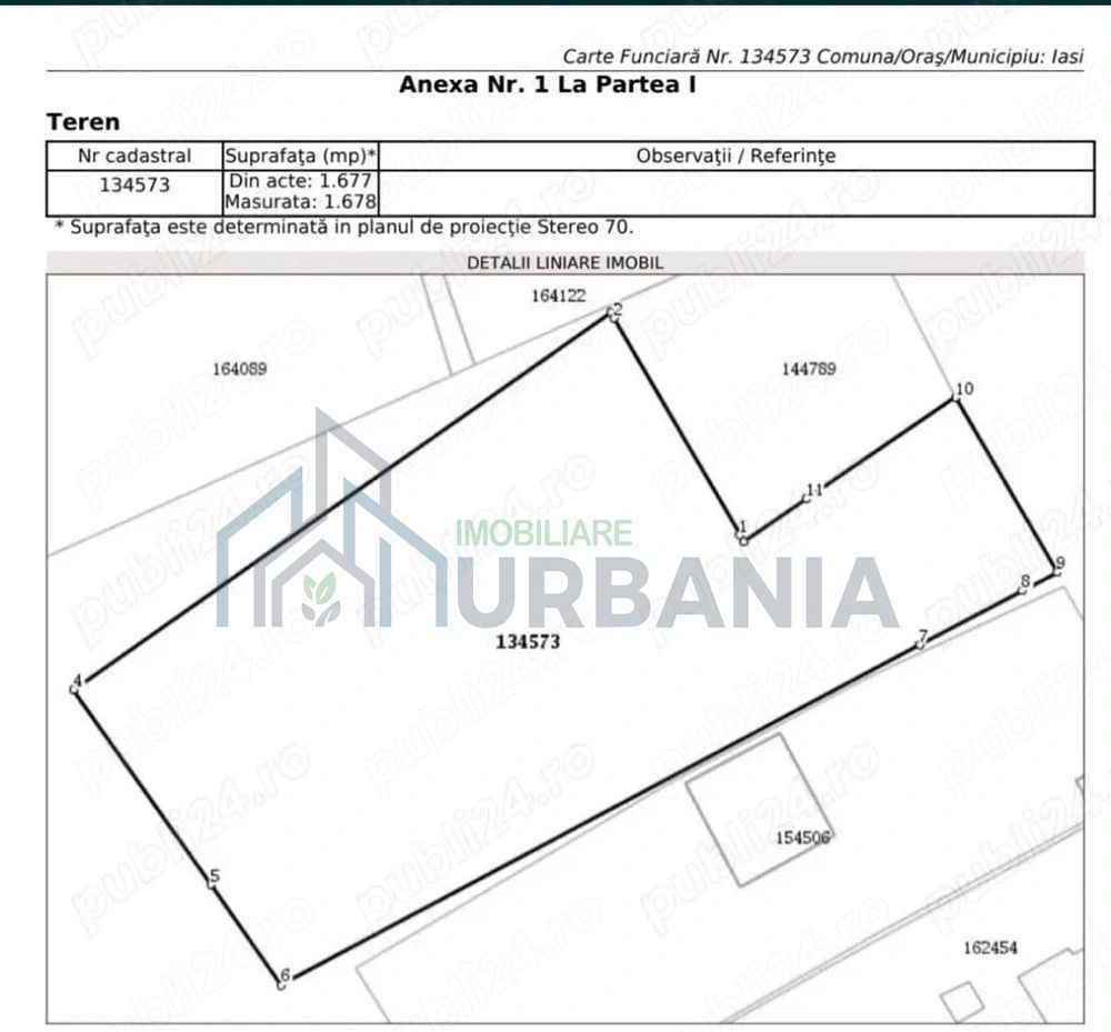 Teren intravilan 1677mp - Poză 1