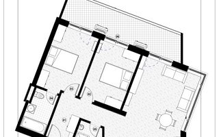 Tomis Plus - Celine Elegance - Vânzare apartament cu 3 camere, etaj 3. - Poză 12